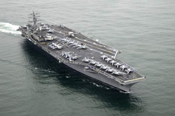 USS Nimitz (CVN-68) aircraft carrier underway